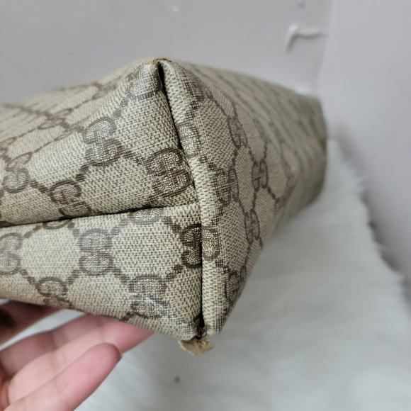 100% Authentic GUCCI vintage web sherry line tote - Picture 9 of 14